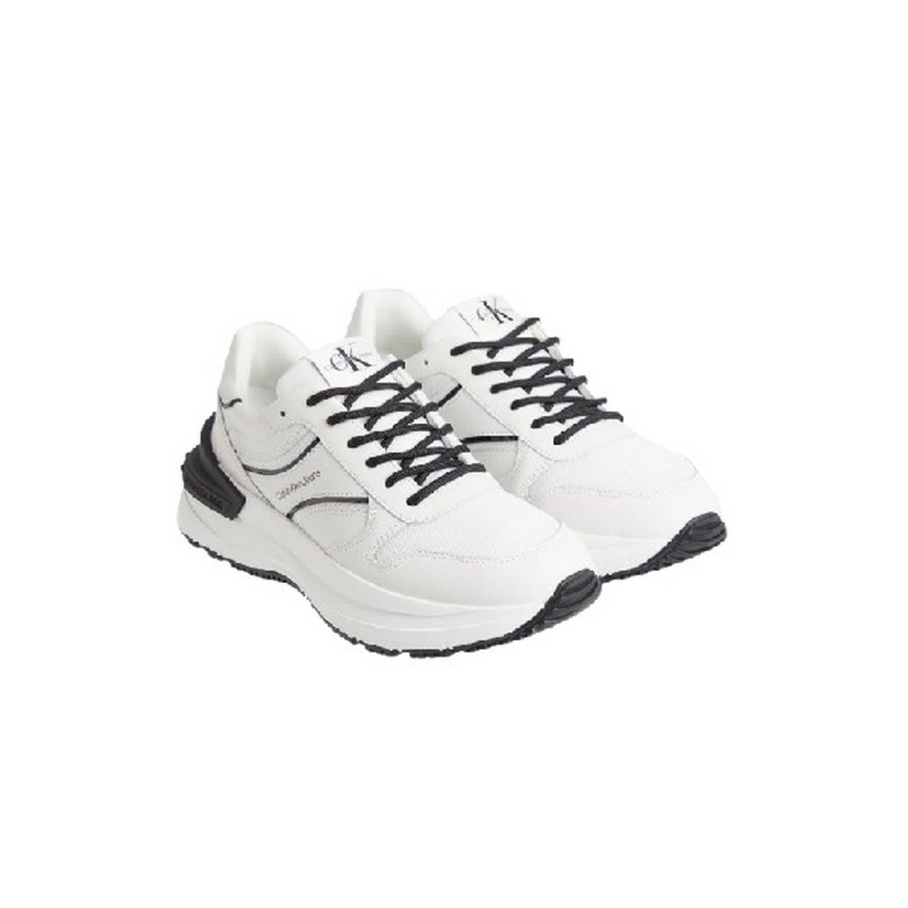 Calvin Klein Jeans Chunky Sneaker Branded Laces W ΠΑΠΟΥΤΣΙ ΓΥΝΑΙΚΕΙΟ White 7027